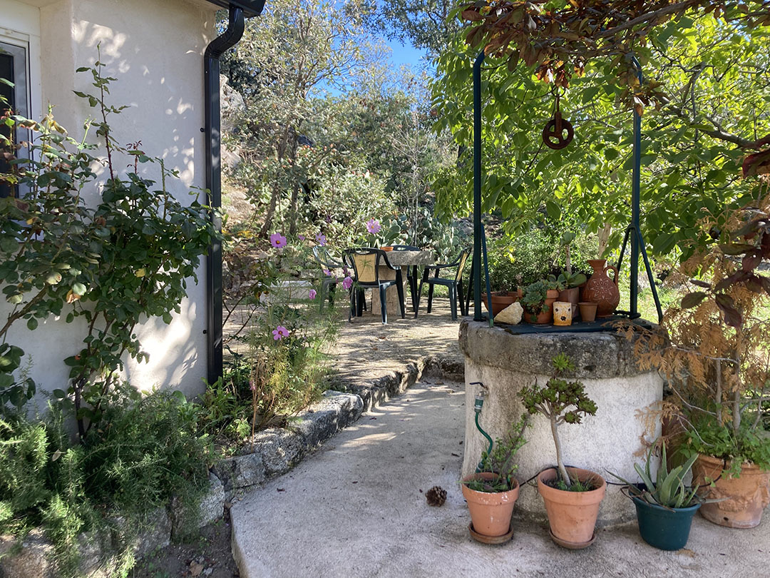 Patio exterior para tomar el aire